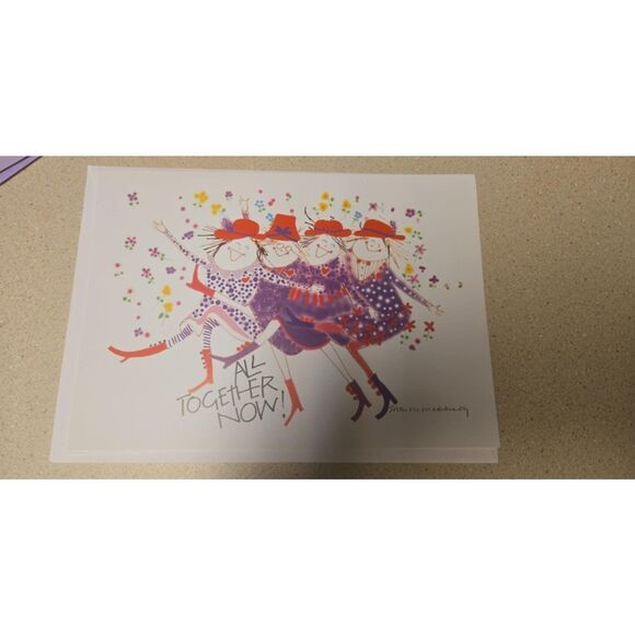 Lot Of 3 Red Hat Cards Happy Birthday New - Picture 7 of 8